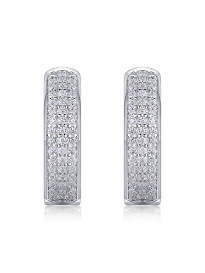 1Years - Fashionable Earrings And Stud Jewelry Set With Moissanite