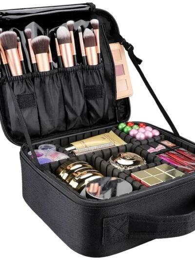 Travel Cosmetic Bag, Women's Portable Case, Professional Storage Box