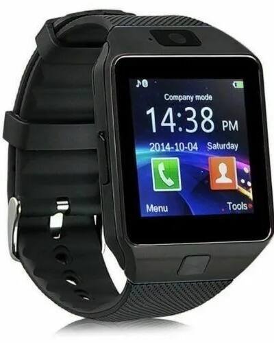 Bluetooth Smart Watch W/Camera Waterproof Phone Mate For Android