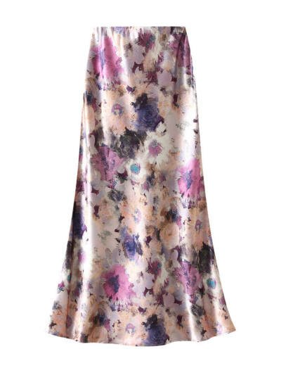 Fashionable Chic Figure-flattering Mid-length High-waist Skirt