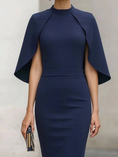 Elegant Lady's Ruffled-edge Dress