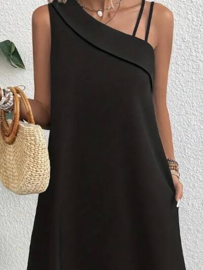 Women Elegant Sleeveless Dress For Spring & Summer