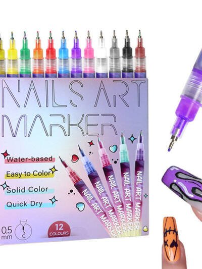 07mm Plastic-tip Waterproof Acrylic Marker For Drawing And Graffiti