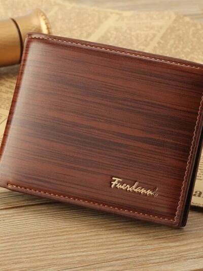 Men's Bifold Leather Credit ID Card Holder Wallet Billfold Purse