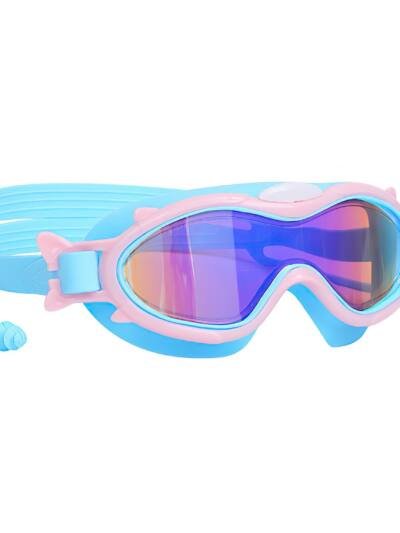 Kids Swim Goggles with Ear Plugs, Anti-Fog UV Protection
