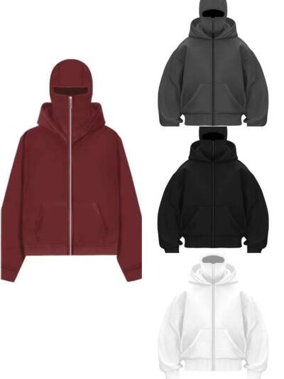 Autumn Spring Hooded Loose Cardigan Baseball Uniform Men