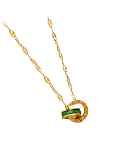 Necklace Pendant Wind Clavicle Chain Simple Couple Neck Jewelry
