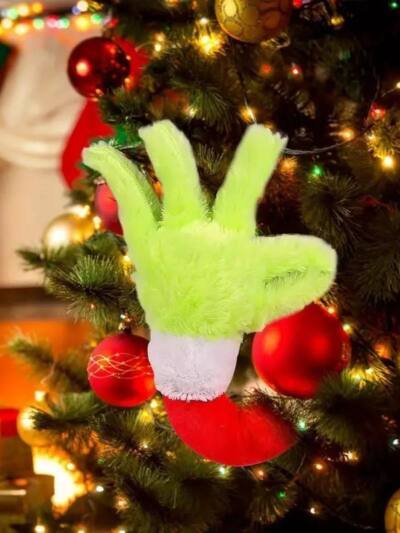 Doll Green Monster Arm Doll Elf Ornaments Christmas Tree Decorations