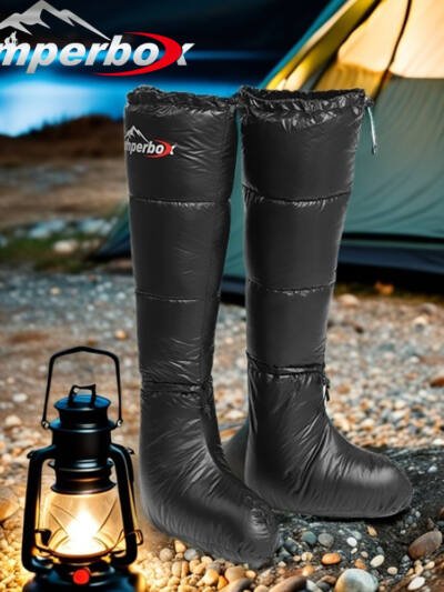 Camping Down Socks Boots Sleeping Bag Sleep Kamperbox Bag