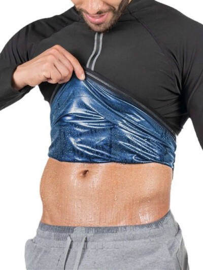 Men's Zip Vest Long Sleeve Short