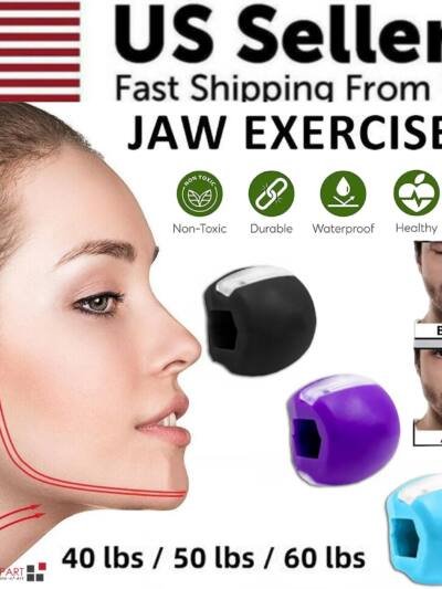 3PCS Jawline Exerciser Mouth Exercise Fitness Ball Neck Face Jaw