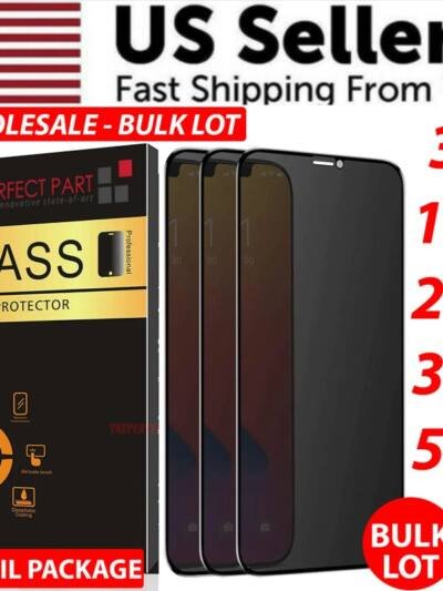 Privacy Screen Protector Tempered Glass Lot