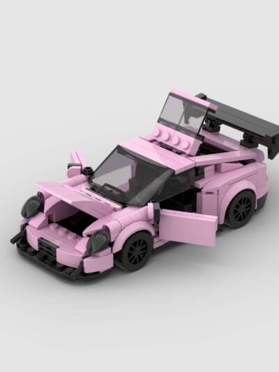 374PCS Super Sports Car Toy Building Set,Speed Champion Blocks,DIY