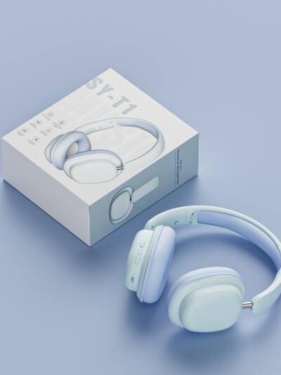 Wireless Gaming Headset BT5.3 Over Ear Headphone With Mic 3.5mm