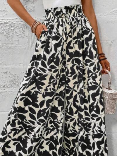 Wide-Leg Summer Pants