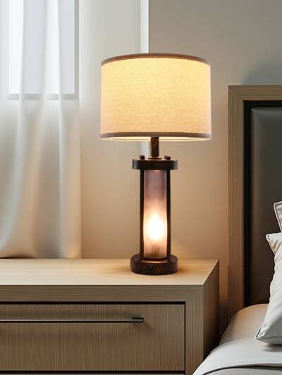 Table Lamps Set Of 2 Farmhouse Bedside Nightstand With USB Ports,Desk